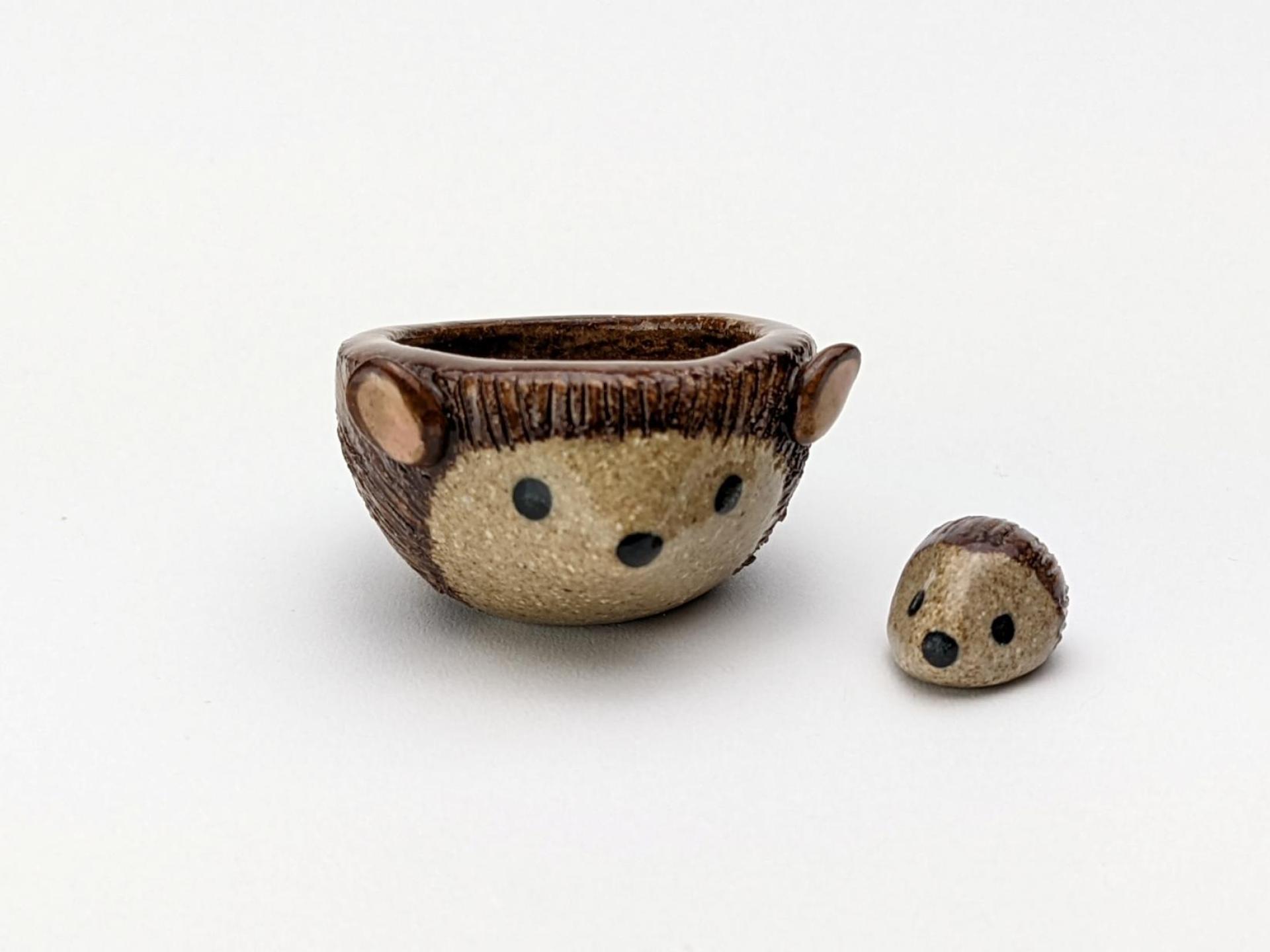 Miniature hedgehog bowl