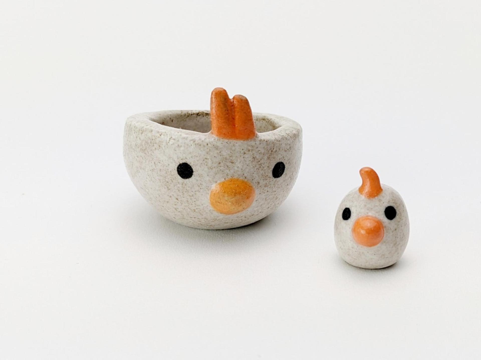 Miniature chicken bowl